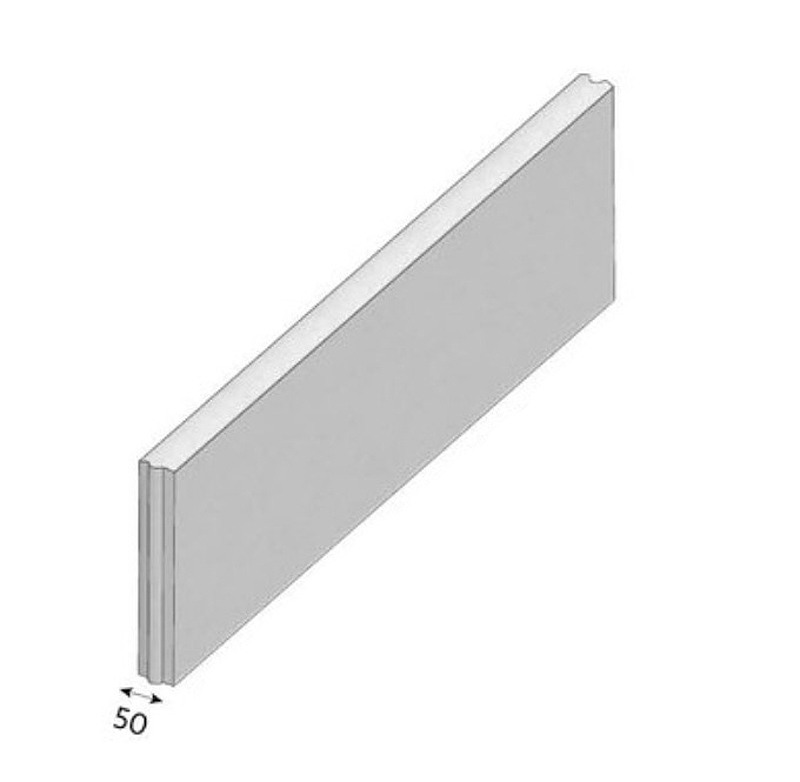 Obrubník CSB R 0530100 šedý